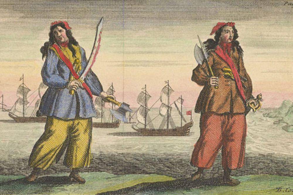 bajak laut wanita Anne Bonny dan Mary Read (commons.wikimedia.org/Benjamin Cole)