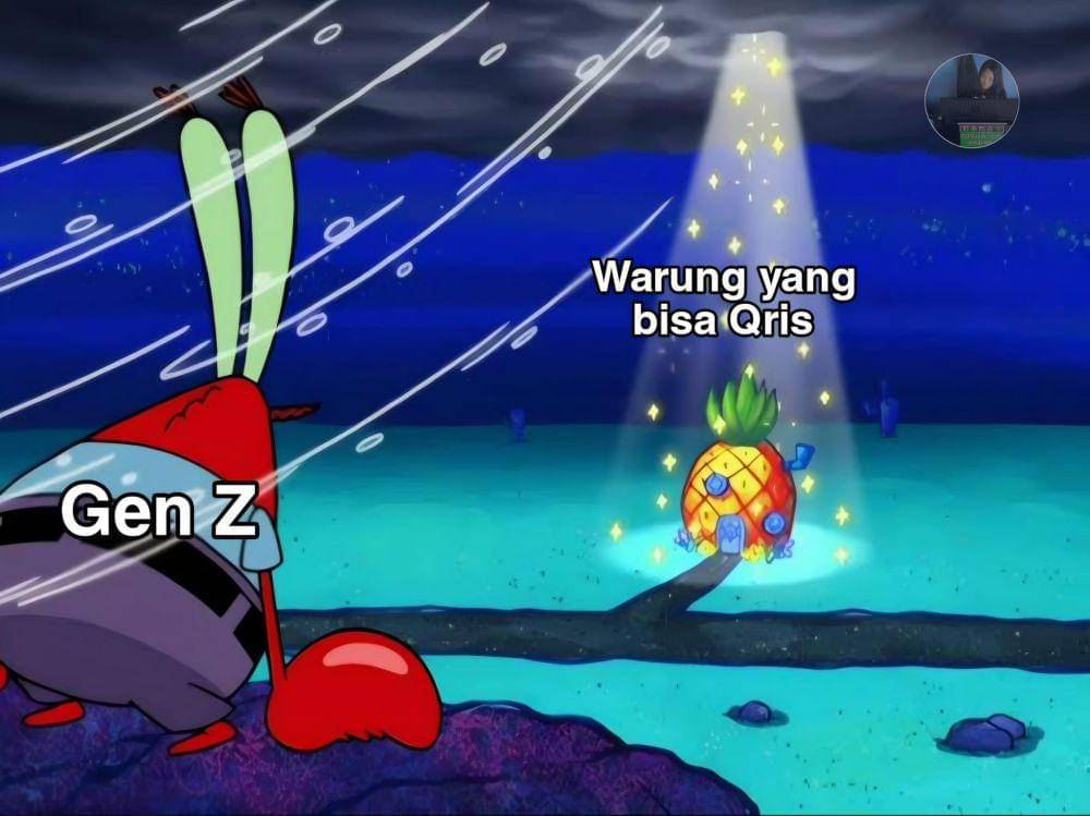 meme SpongeBob tentang warung (facebook.com/Ｏ Ｐ Ｗ Ａ Ｒ Ｎ Ｅ Ｔ)