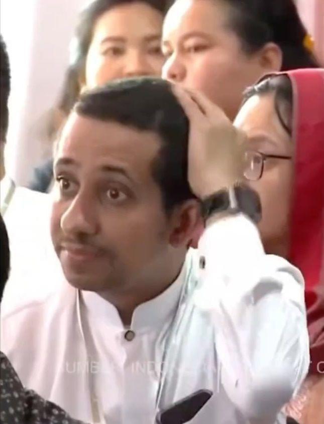 potret Habib Jafar bertemu Paus Fransiskus (dok. Indonesia Papal Visit Committee)