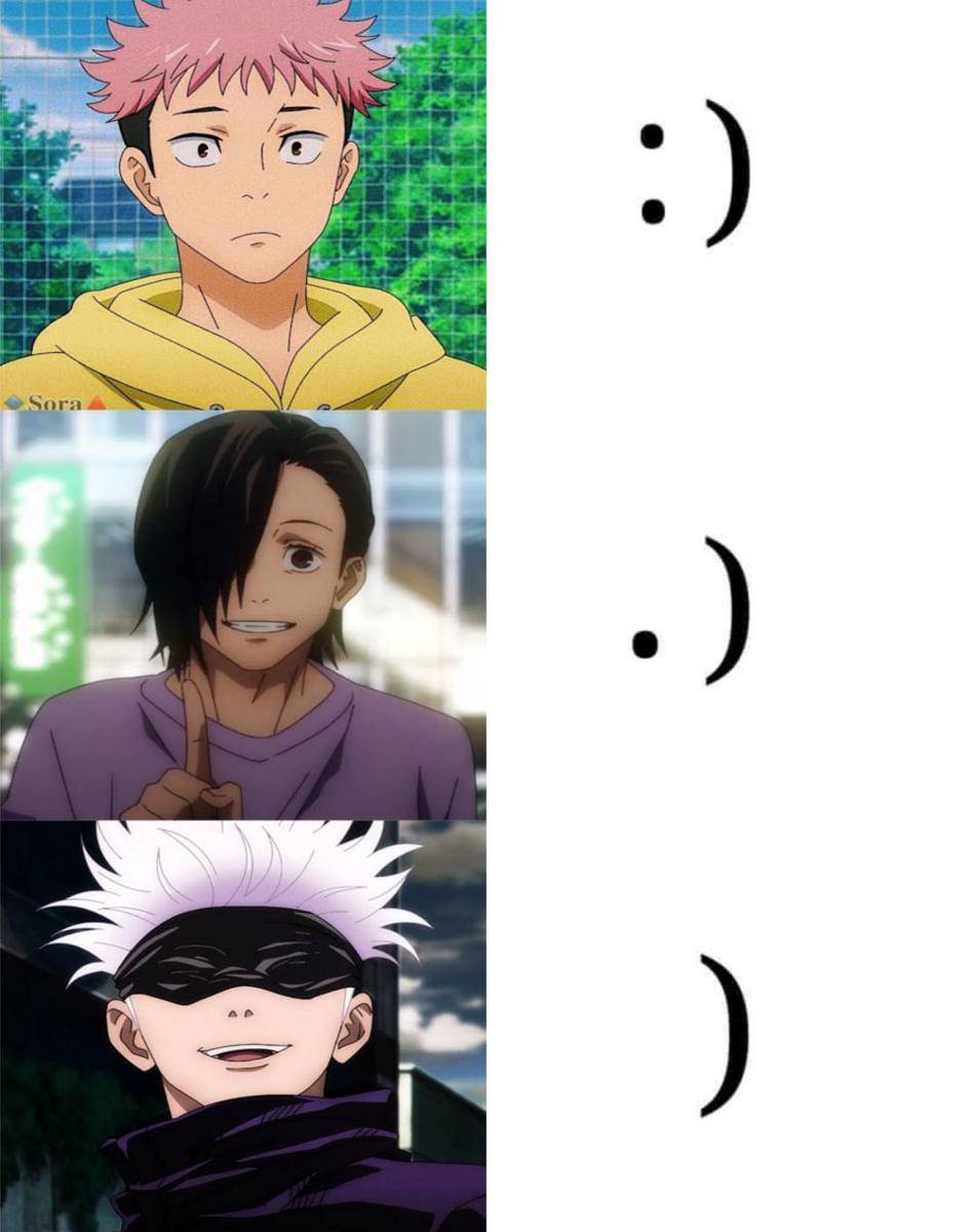potret meme Gojo (reddit.com/r/Animemes)