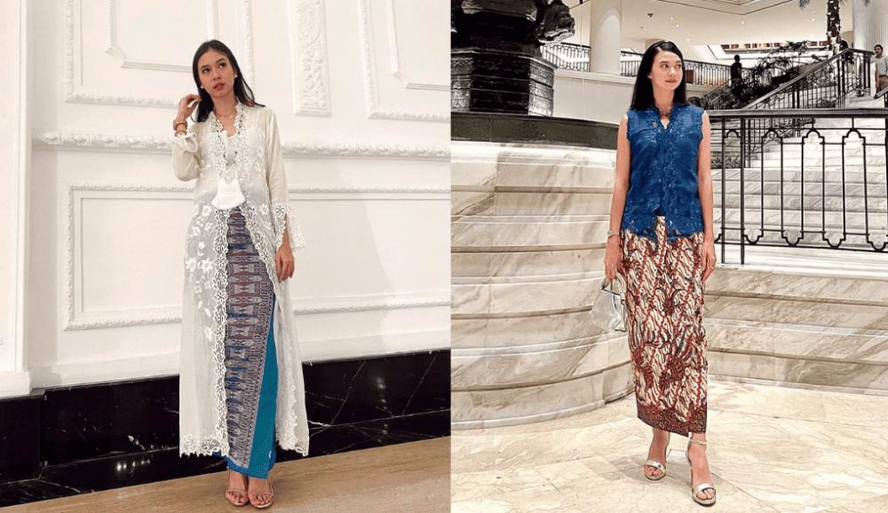 7 Kombinasi Kebaya dan Batik ala Yuki Kato, Anggun Saat Kondangan!