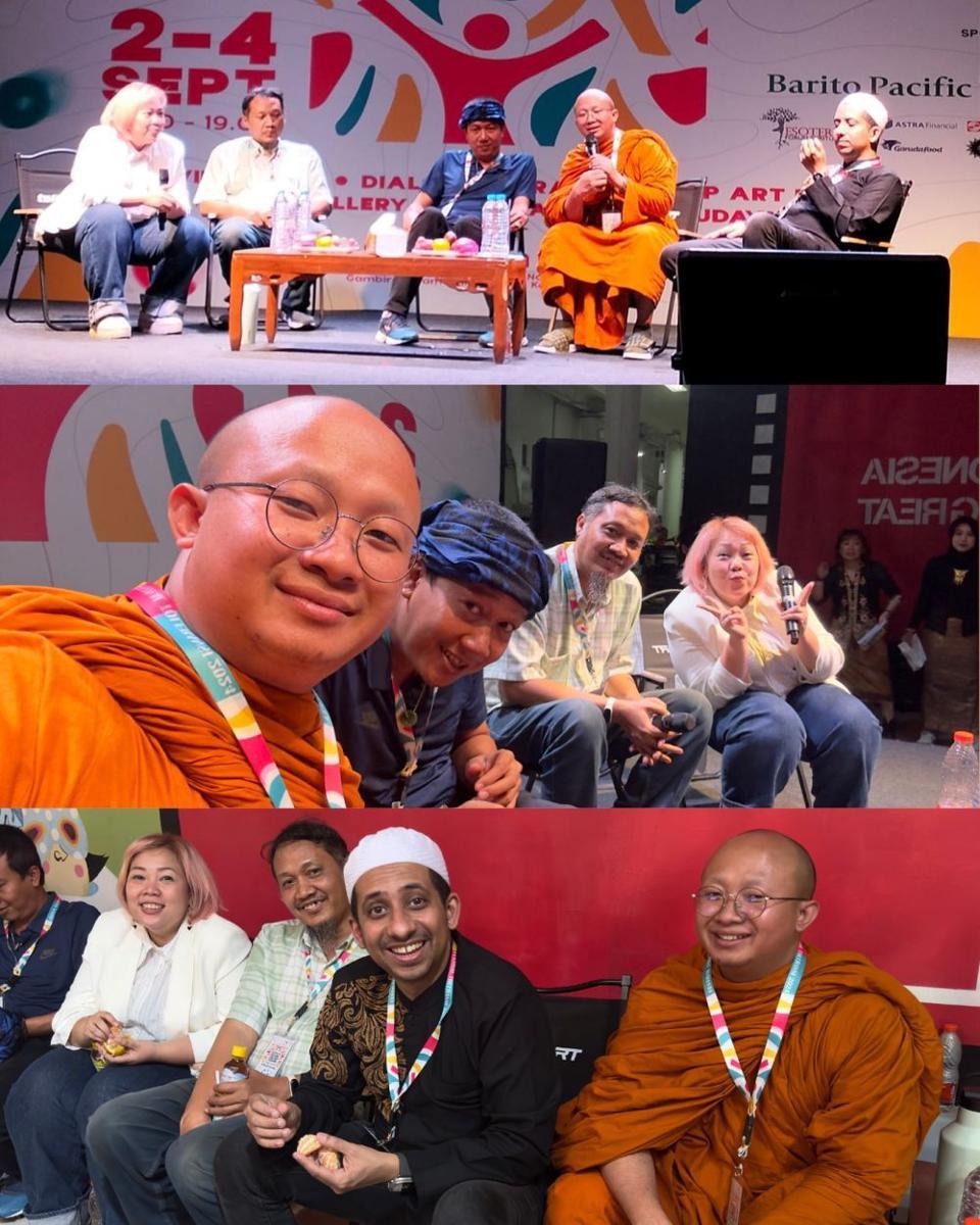 potret Habib Jafar bertemu Paus Fransiskus (instagram.com/dhira_punno)