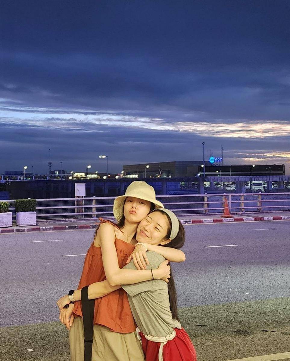 potret Bang Min Ah dan Shin Dal Gi liburan bareng di Thailand (instagram.com/bbang_93)