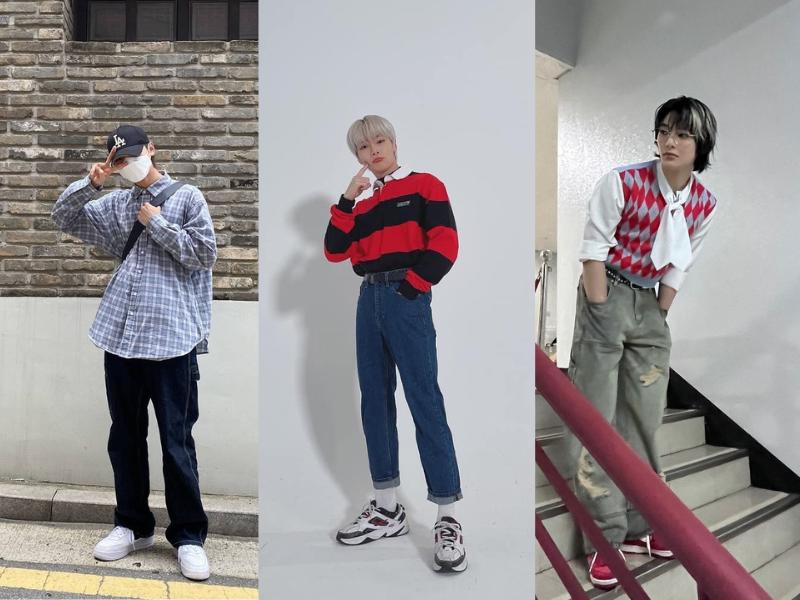 9 Inspirasi Stripe Outfit ala I.N Stray Kids, Hype nan Catchy!