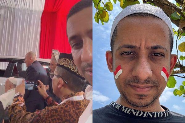 7 Potret Habib Jafar Bertemu Paus Fransiskus saat Kunjungi Istiqlal