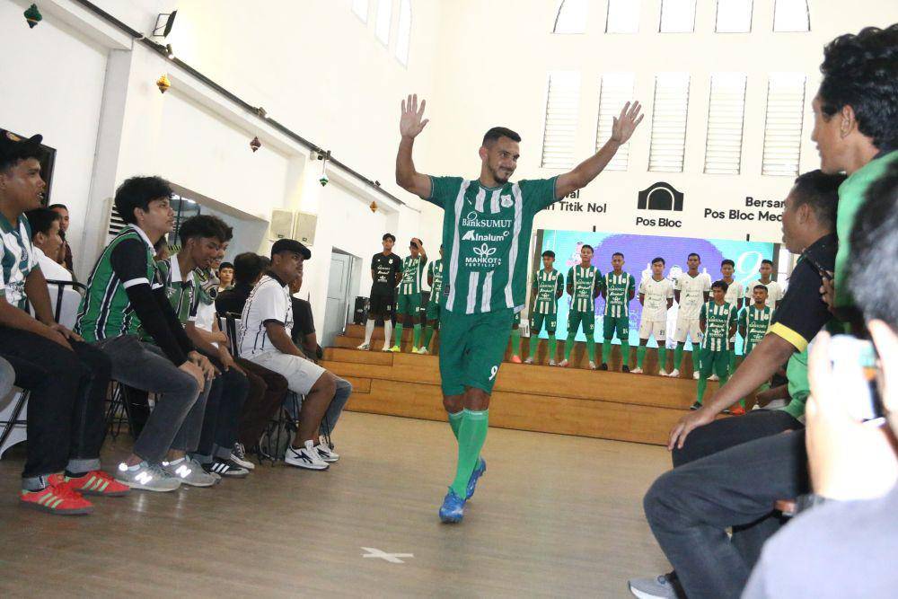 Pemain asing baru PSMS Jacinto Cabral (dok.PSMS)