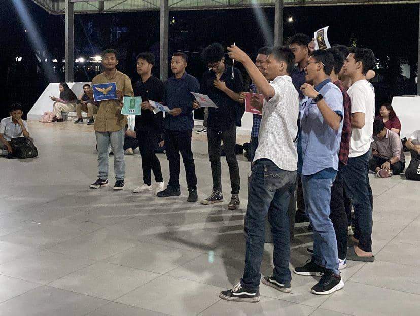 Mahasiswa melakukan dialog Sidang Rakyat (Dok. Istimewa)
