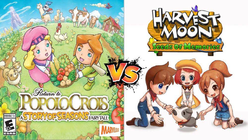 Return to PopoloCrois: A Story of Seasons Fairytale vs Harvest Moon: Seeds of Memories (dok. Marvelous/Return to PopoloCrois: A Story of Seasons Fairytale | dok. Natsume/Harvest Moon: Seeds of Memories)