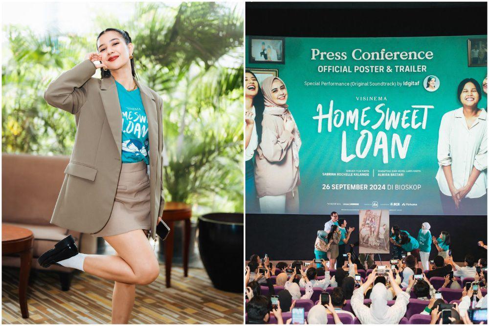 10 Potret Fita Anggriani di Press Conference Film Home Sweet Loan