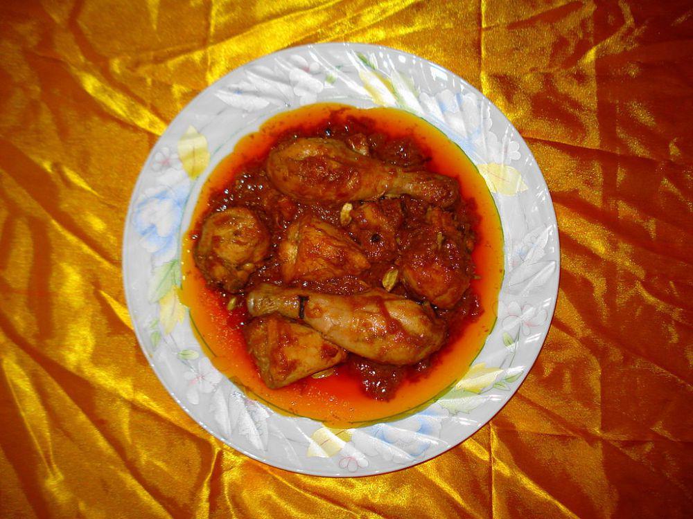 ilustrasi chicken korma (commons.wikimedia.org/Miansari66)