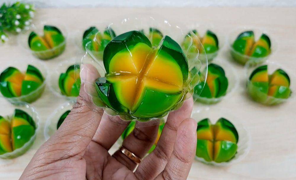 ilustrasi puding mangga (YouTube.com/Dapur Hasika)