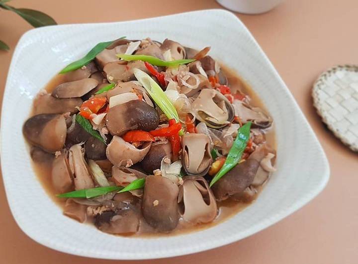 ilustrasi tumis jamur merang (instagram.com/yscooking)