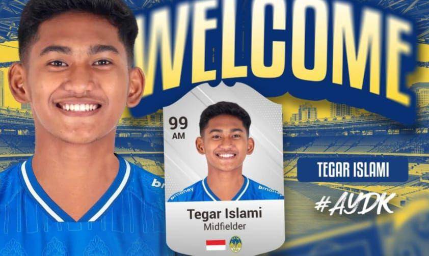 Tegar Islami, pemain kelahiran Mojokerto didatangkan PSIM Jogja dengan status pinjaman dari Borneo FC. (psimjogja.id)