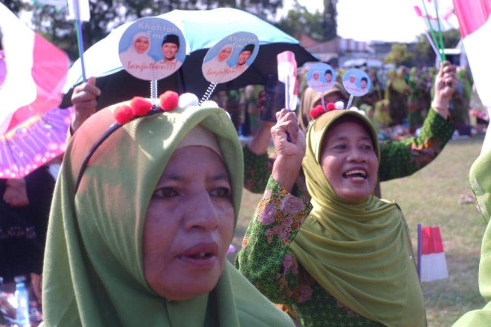 Kader Muslimat Tulungagung siap menangkan Khofifah-Emil. IDN Times/ Bramanta Pamungkas