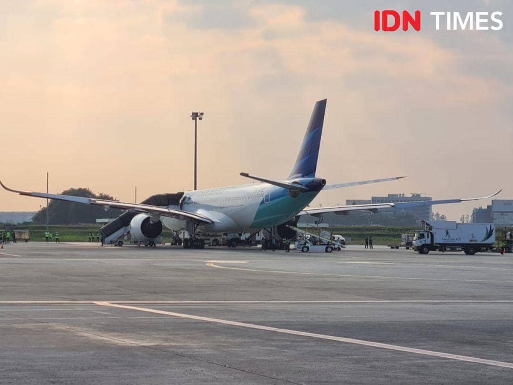Menag Yaqut Hadir di Bandara Soetta untuk Lepas Paus Fransiskus