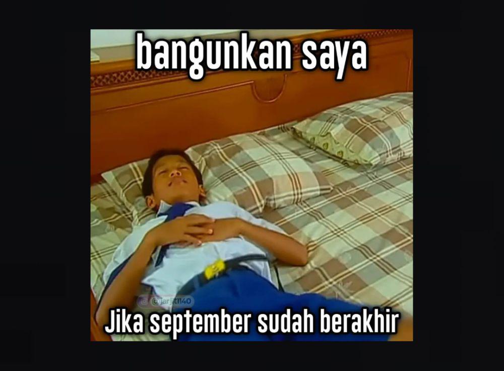 7 Meme September yang Penuh Aksi Bersejarah, Pengen Cepat Akhir Bulan?