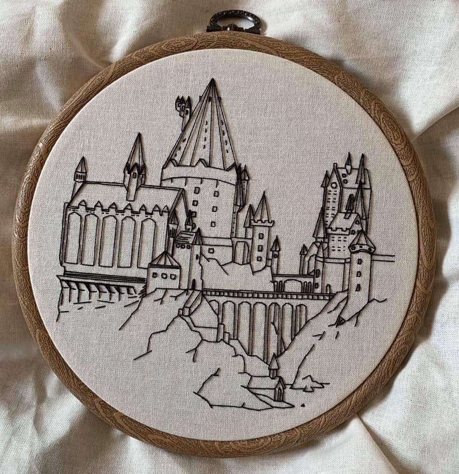 potret karya buatan tangan bertema Harry Potter (reddit.com/user/JJFord19)