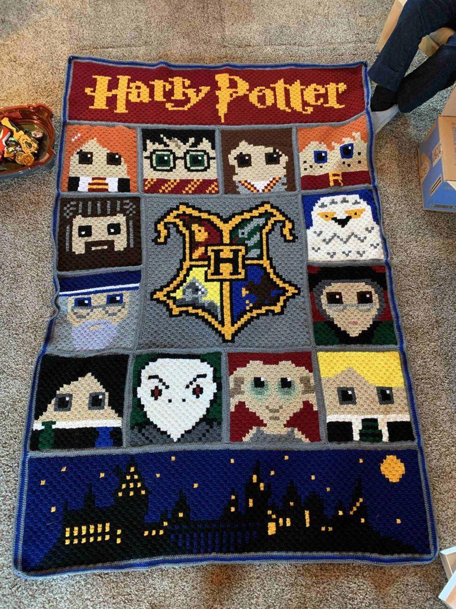 potret karya buatan tangan bertema Harry Potter (reddit.com/user/Ryvo)