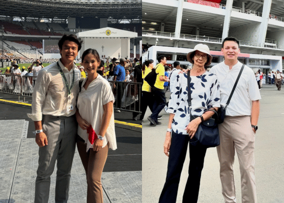 3 Gaya Artis Pria Saat Misa Agung Bersama Paus Fransiskus di GBK