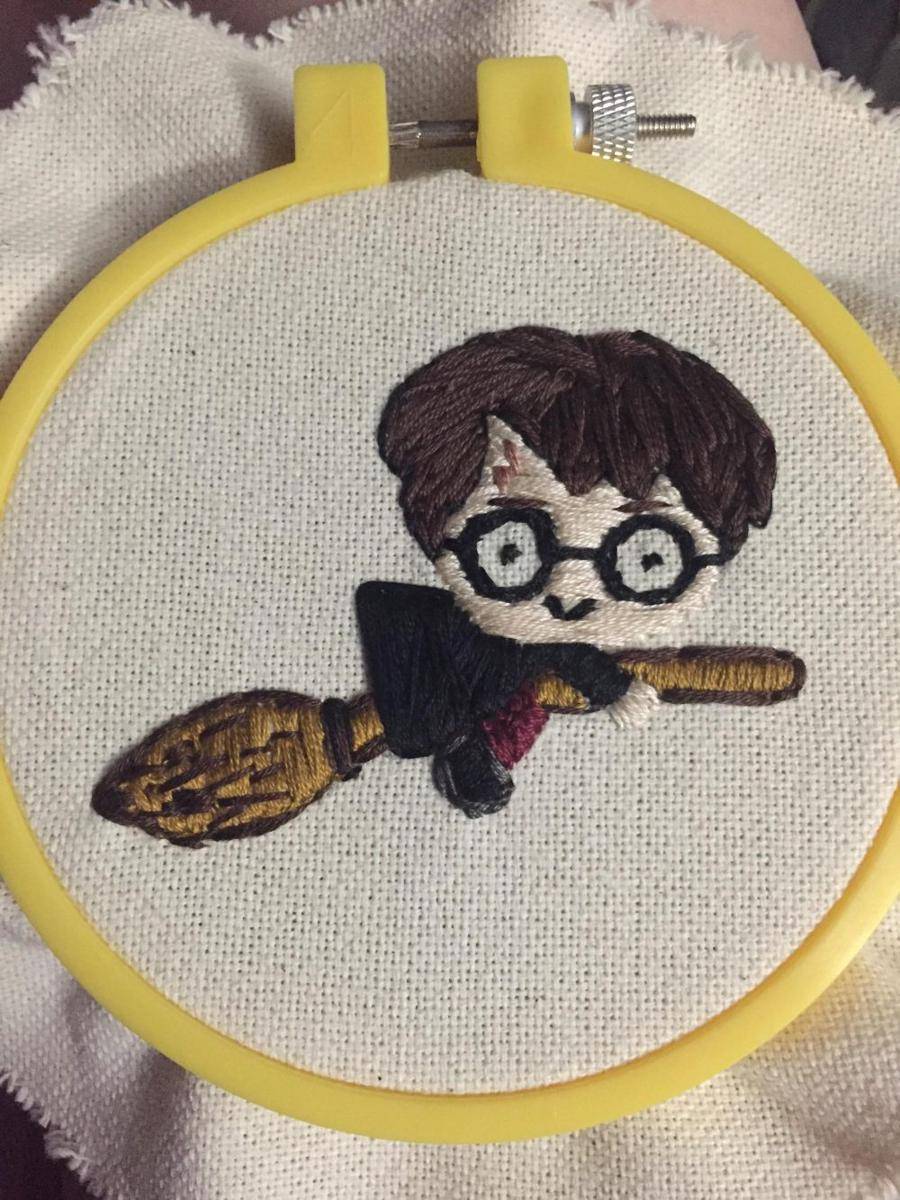 potret karya buatan tangan bertema Harry Potter (reddit.com/user/WickedHaute)
