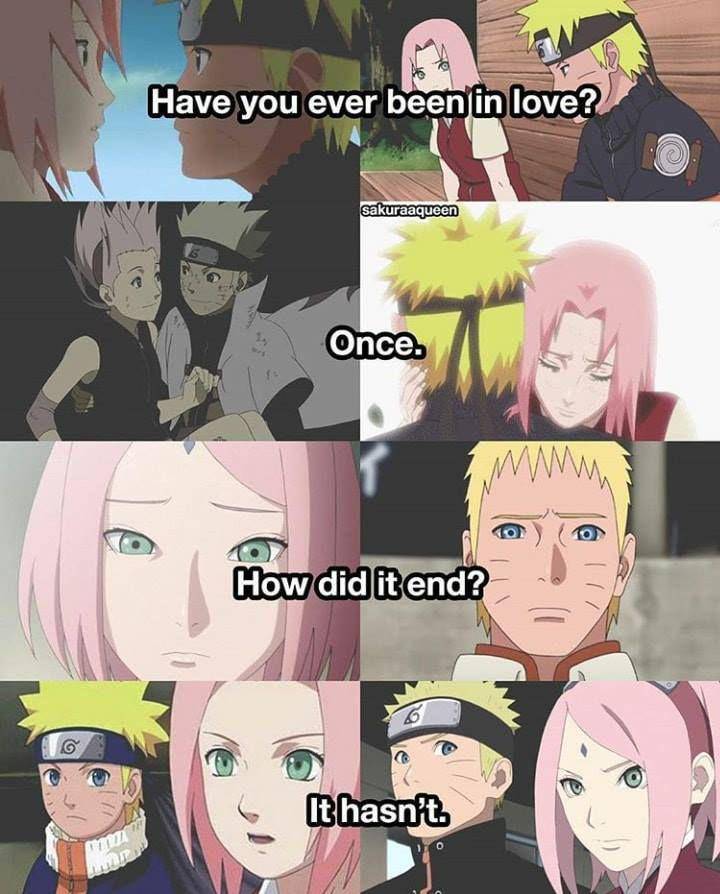 meme kisah cinta Sakura (x.com/NaruSakuLovers1)