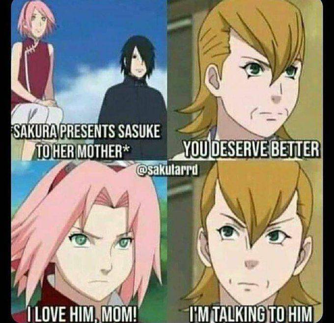 meme kisah cinta Sakura (x.com/two_thought)