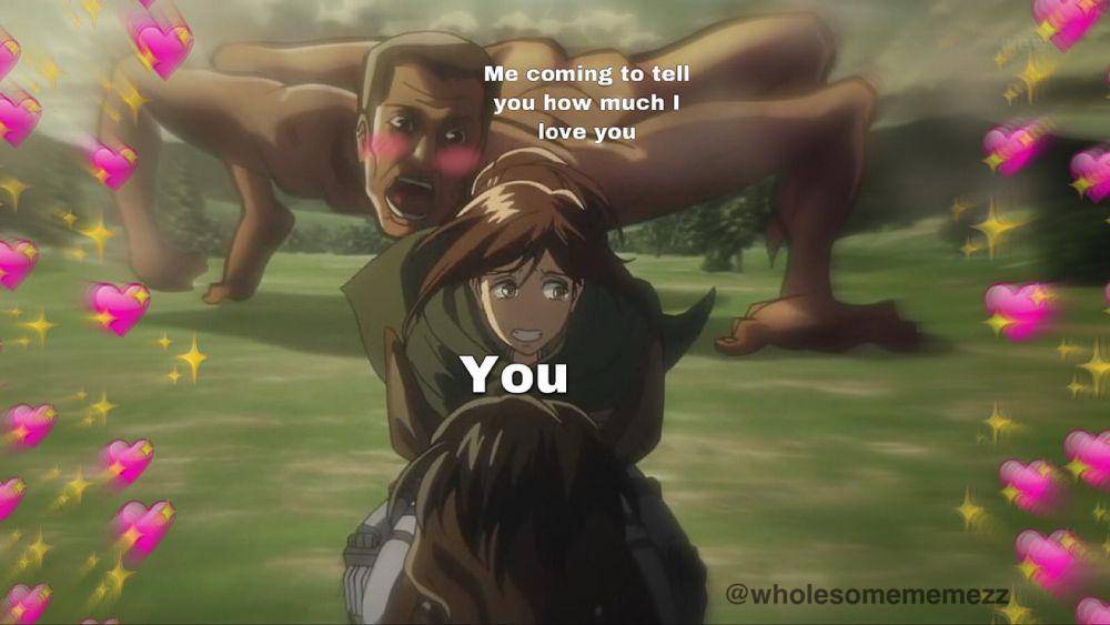 meme Titan AoT lari (x.com/wholesomememezz)