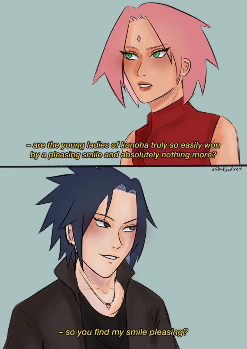 meme kisah cinta Sakura (x.com/ardentlyadore)