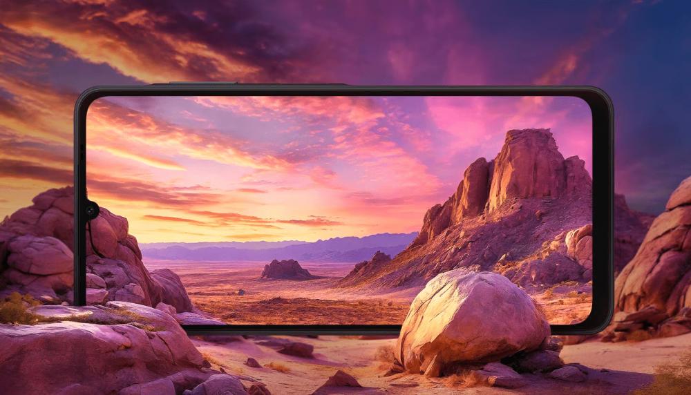 Bentang layar Samsung Galaxy A06 (samsung.com)