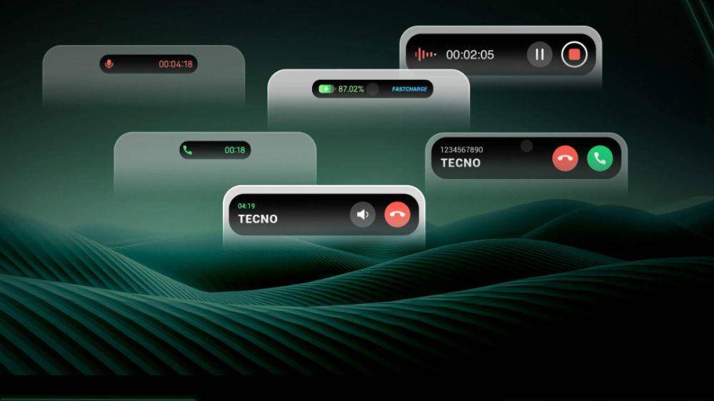 Ilustrasi Dynamic Port TECNO POVA 6 Pro (tecno-mobile.com)