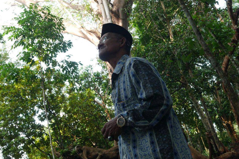 Muhammad Sani saat berada di hutan Lubuk Lanjut, Pulau Rempang, Kota Batam (IDN Times/Putra Gema Pamungkas)