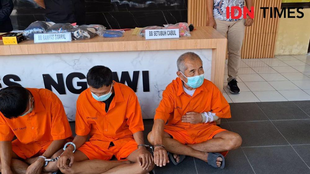 S (70) warga Ngawi pelaku rudapaksa cucunya sendiri yang masih balita. IDN Times/ Riyanto.