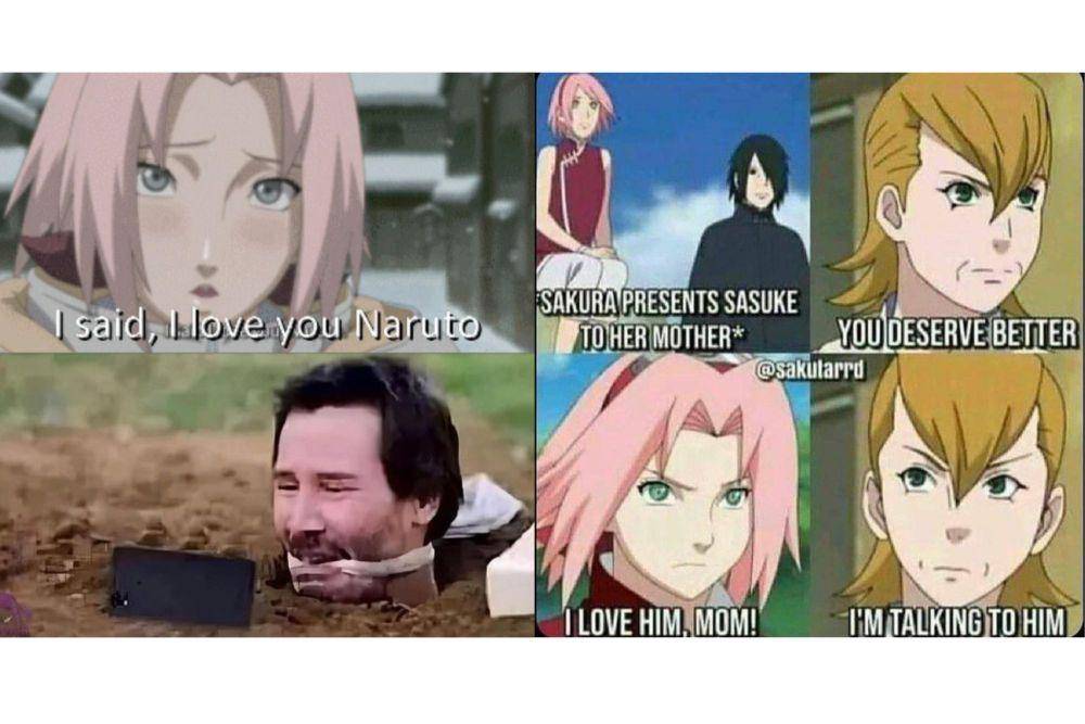 kolase meme kisah cinta Sakura (reddit.com/jimmyapril19 I x.com/two_thought)