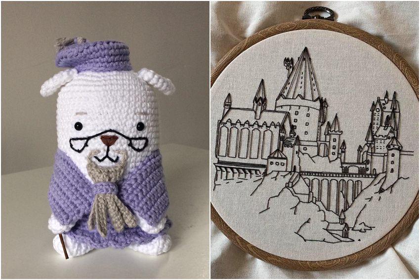 7 Karya Buatan Tangan Tema Harry Potter, Ada yang Menyulam Hogwarts!