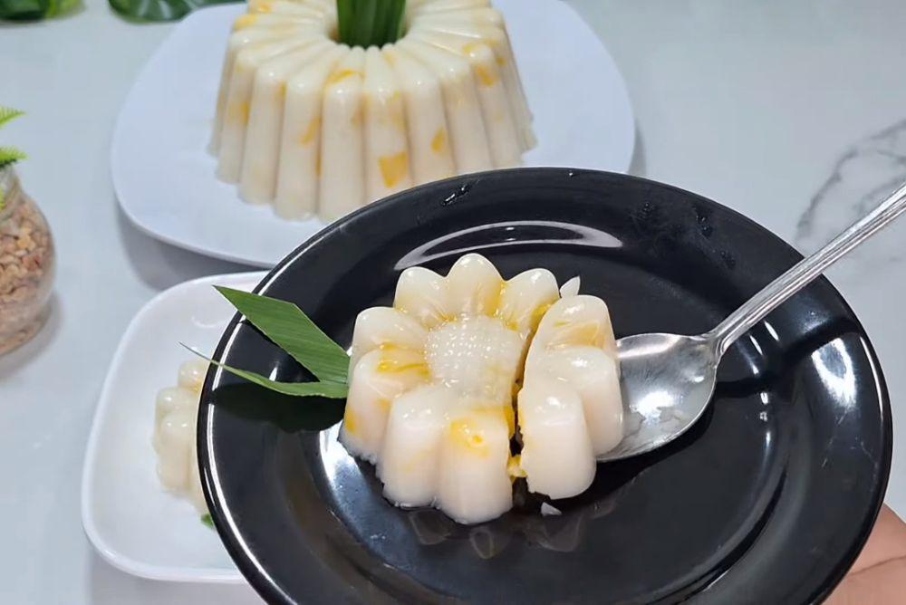 ilustrasi puding nangka santan (YouTube.com/Rania Kitchen)
