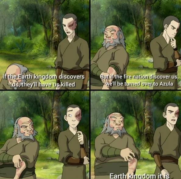 meme Kerajaan Bumi di Avatar: The Last Airbender (reddit.com/SwedishBacon_)