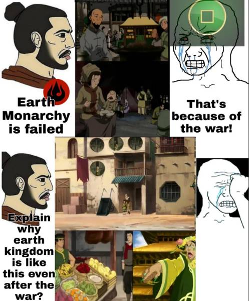 meme Kerajaan Bumi di Avatar: The Last Airbender (reddit.com/ILoveOzai)