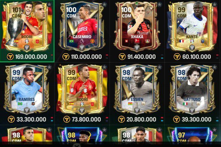 7 Rekomendasi CDM Menarik di Pasar EA Sports FC Mobile