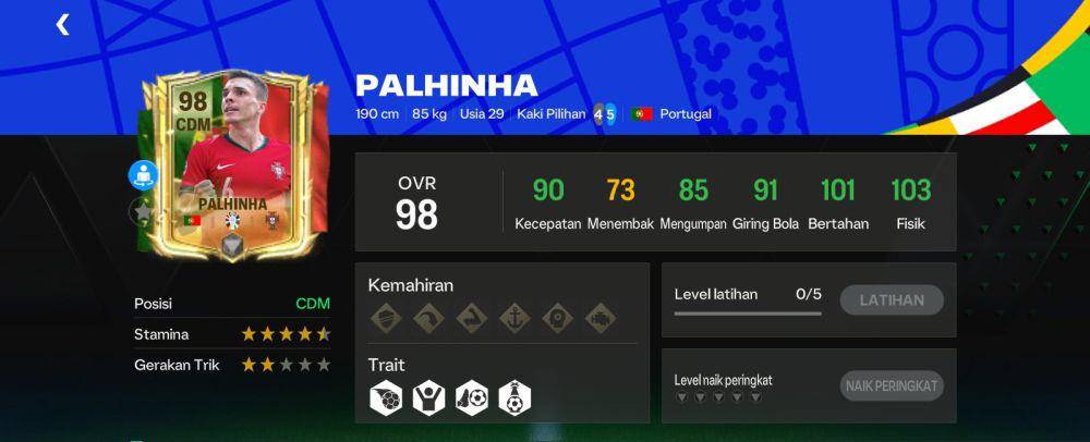 kartu João Palhinha event Euro OVR 98 (dok. Electronic Arts/EA Sports FC Mobile)