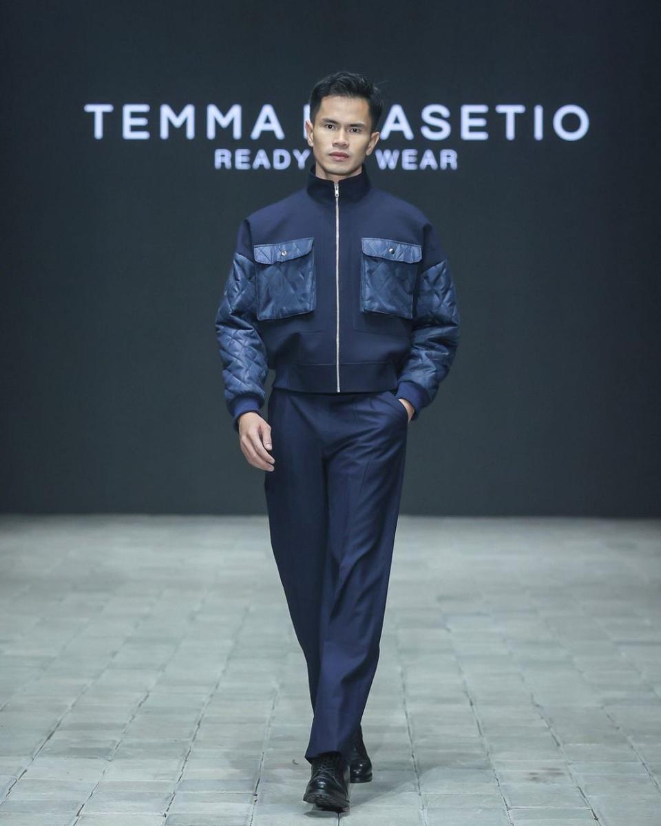 Temma Prasetio di Plaza Indonesia Men's Fashion Week (instagram.com/plazaindonesia)