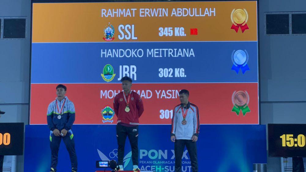Rahmat Erwin Sumbang Emas, Sulsel Masih Peringkat 12 di PON 2024