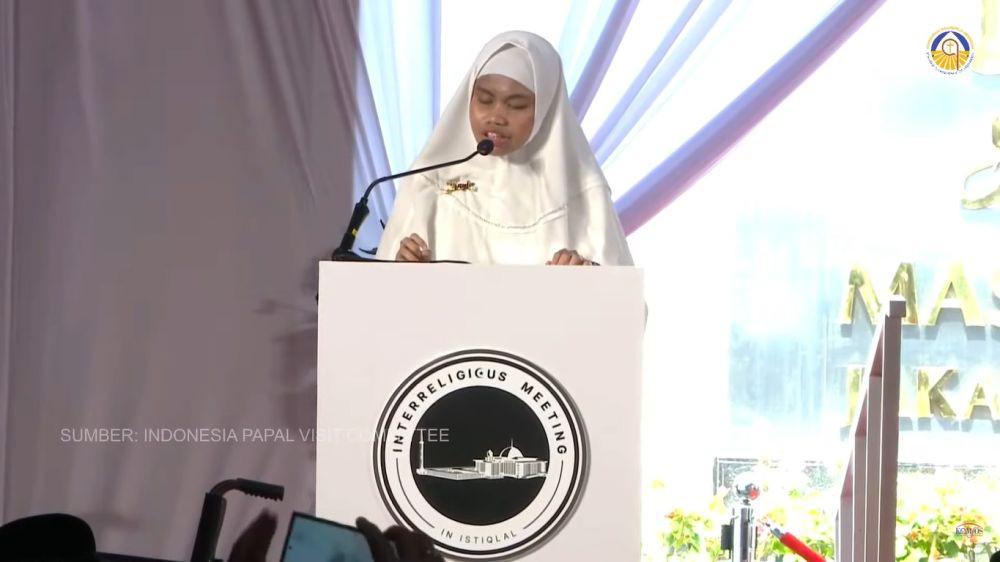 Profil Kayla Nur Syahwa, Lantunkan Al Quran di Depan Paus Fransiskus