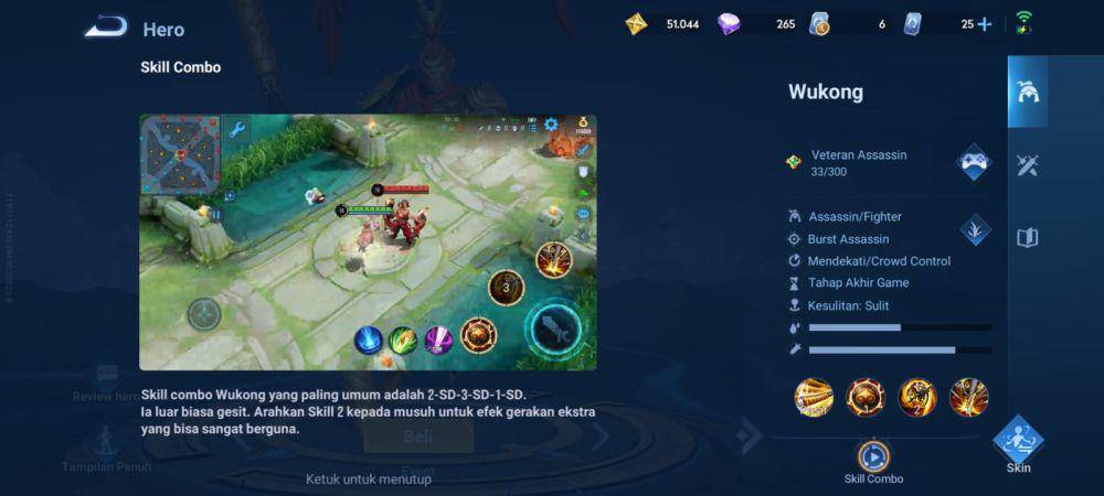 hero Wukong di Honor of Kings (dok. TiMi Studio Group/Honor of Kings)