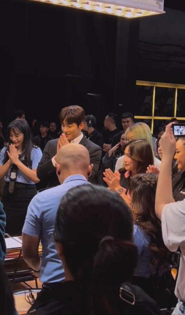potret Ji Chang Wook pamit ke Ayu Ting Ting (tiktok.com/@ayutingting)