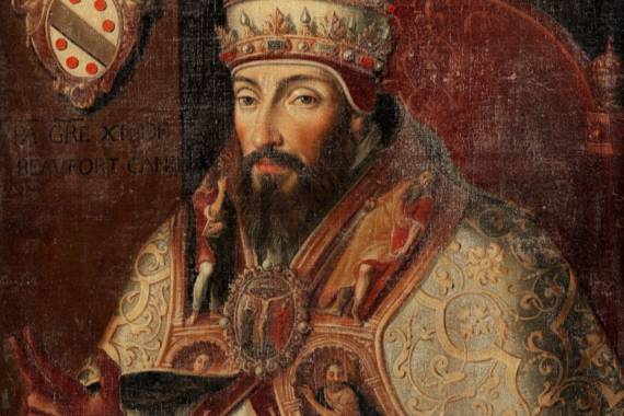 potret Paus Gregorius XI (commons.wikimedia.org/Workshop of Italian schools of paintings)