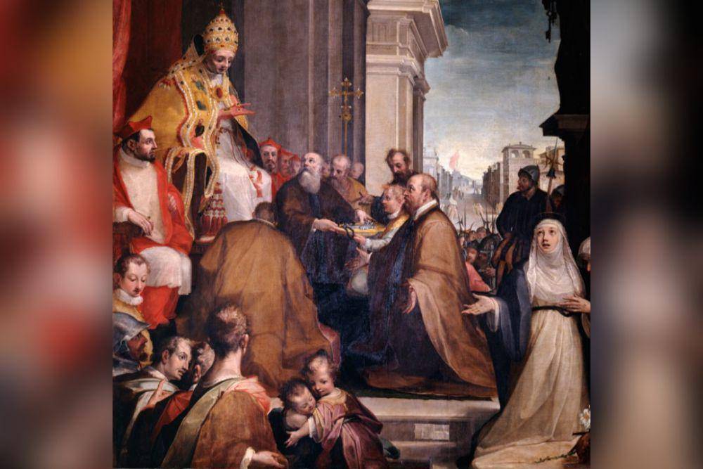 potret ilustrasi Paus Urbanus VI (commons.wikimedia.org/Alessandro Casolani)