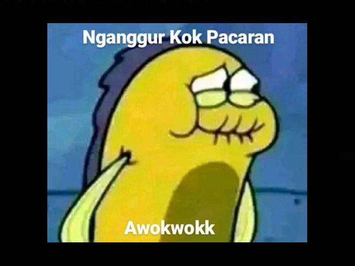 meme pengangguran (instagram.com/plespongebob)