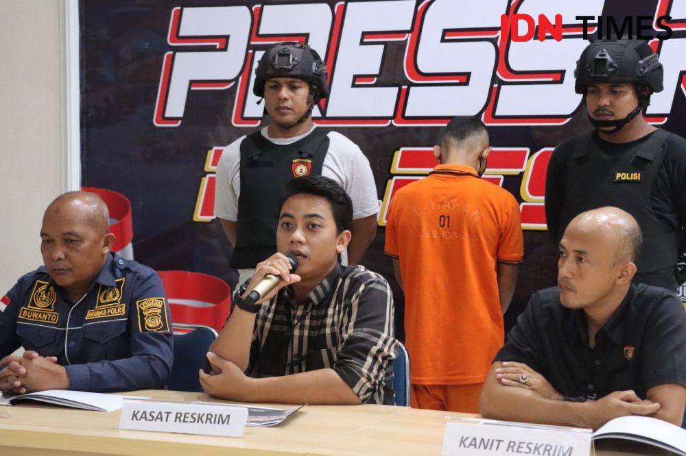 Kasatreskrim Polres Mempawah paparkan kasus PT BAI Kalbar. (IDN Times/Istimewa).
