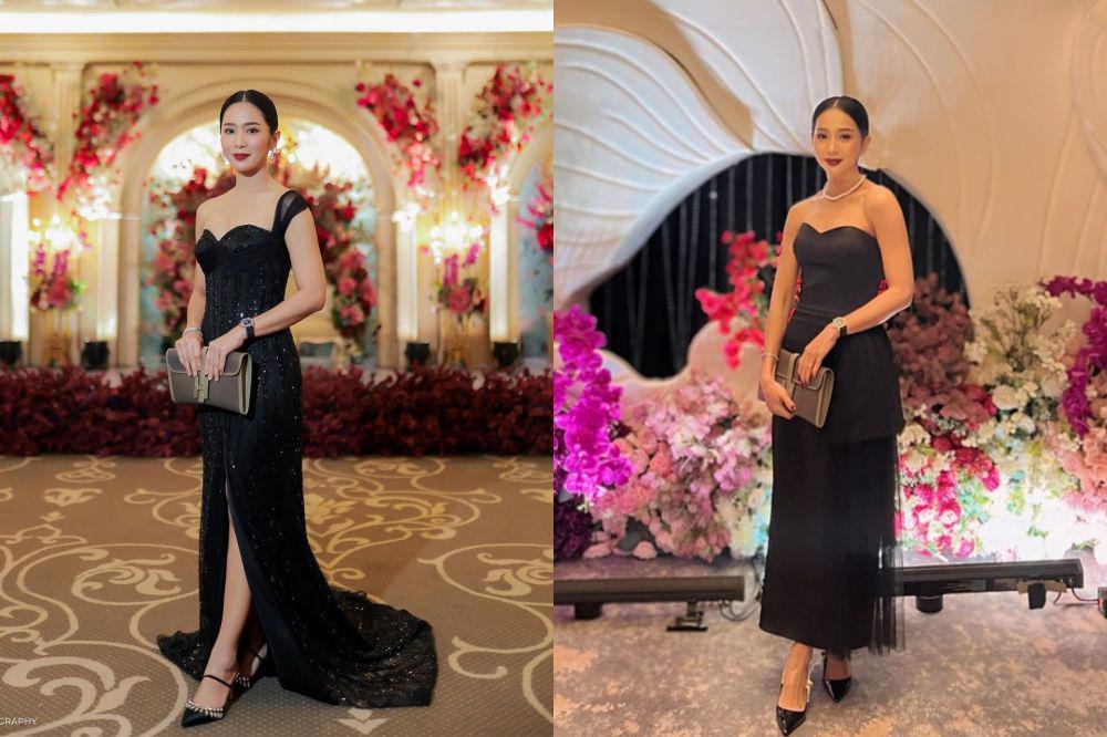 7 Inspirasi Dress Hitam ala Bunga Zainal, Memukau!