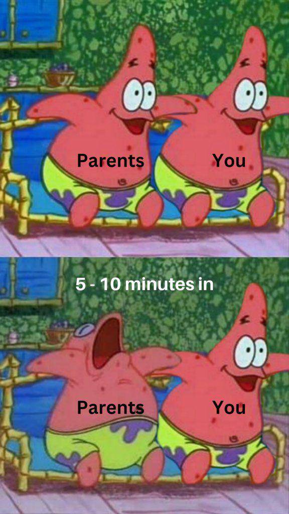 meme SpongeBob SquarePants tentang keluarga (x.com/spongebobreddit)